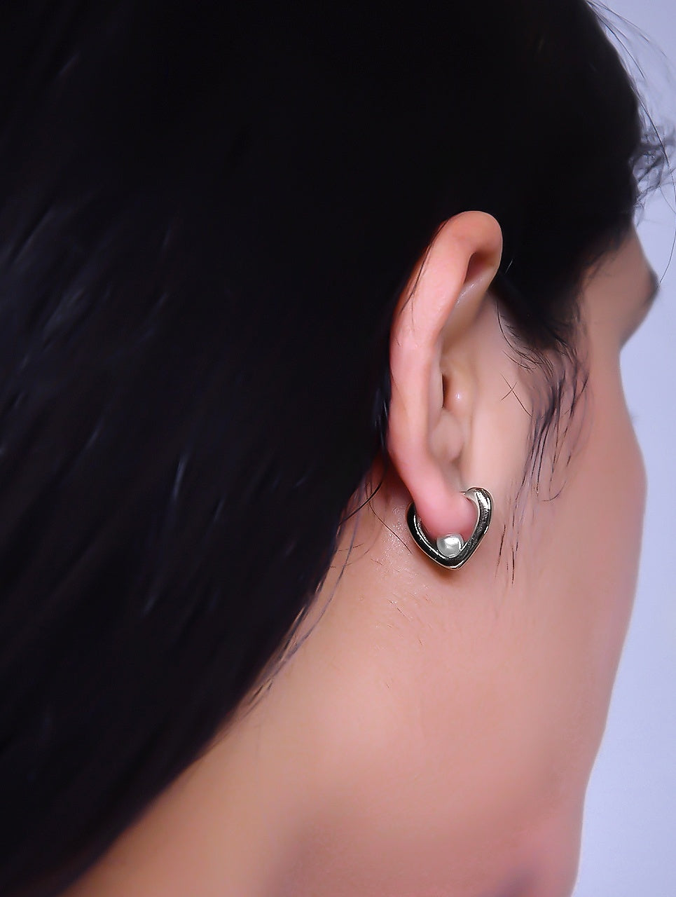 Every Day Essentials Oxidized silver Earing