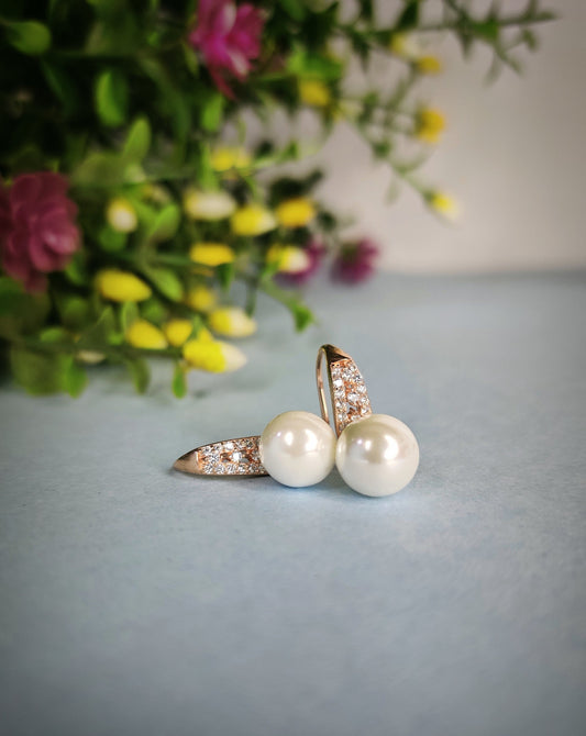 South sea pearl with diamond Sterling Silver 925