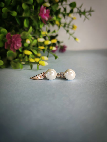 South sea pearl with diamond Sterling Silver 925