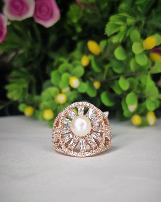 South sea pearl with diamonds Sterling Silver 925